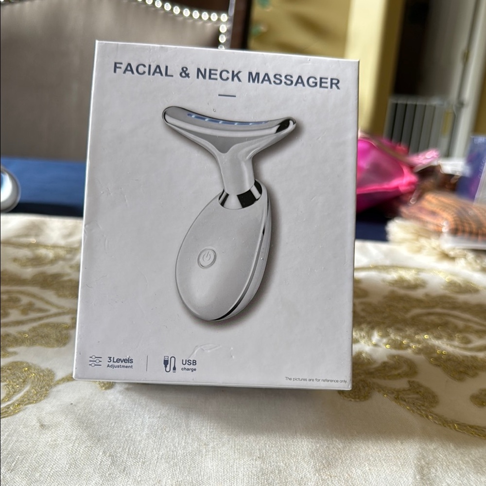 Facial & Neck Massager with USB Charging